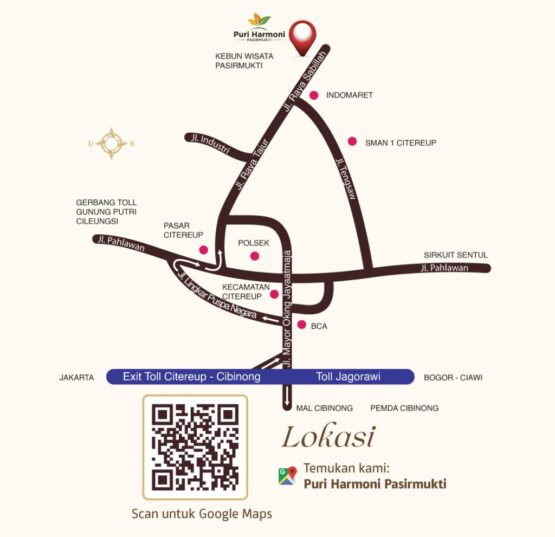 Alamat: PT HARMONI BANGUN MULTIGUNA Jl. Raya Tajur – Pasirmukti KM 4, Pasirmukti, Citeureup, Bogor – 16810
