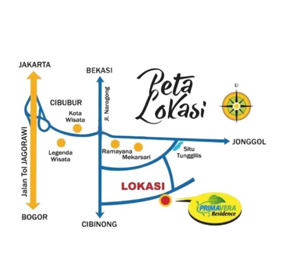 Alamat : Jl. Raya Tunggilis Jl. Tunggulis Mpu, Setu Sari, Kec. Cileungsi, Bogor, Jawa Barat 16820